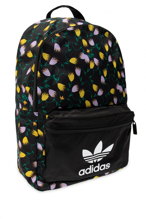 patterned adidas backpack
